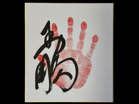 Oho sumo autograph (tegata)