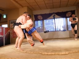 Challenge a former wrestler